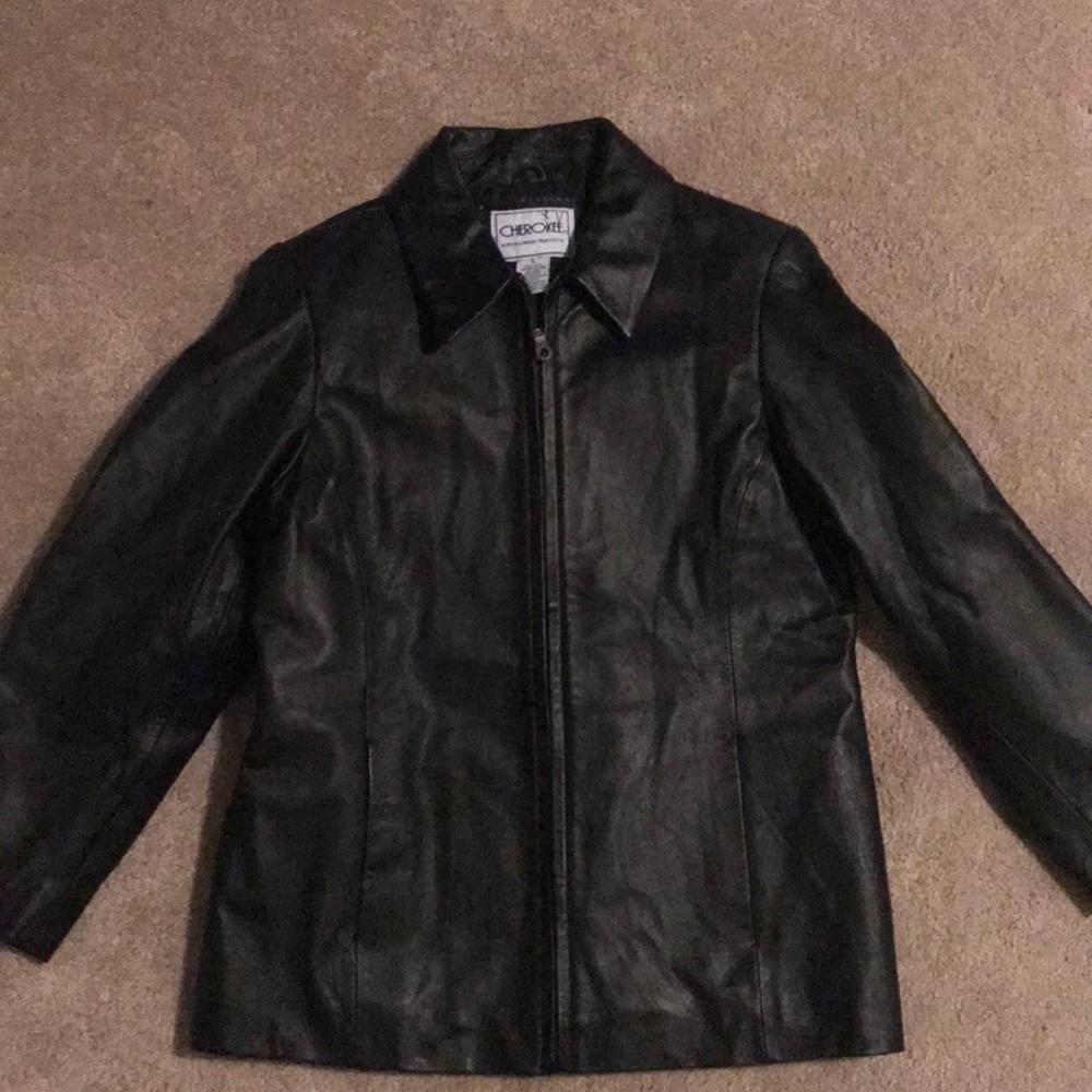 COPY - Black leather jacket